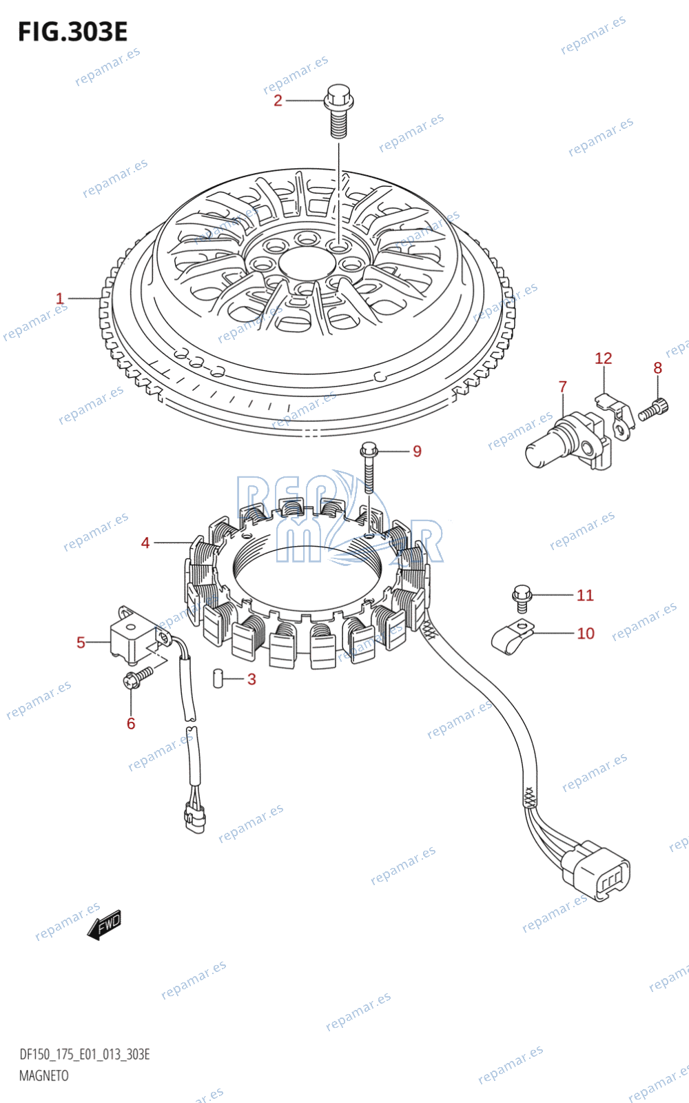 303E - MAGNETO (DF175T:E01)