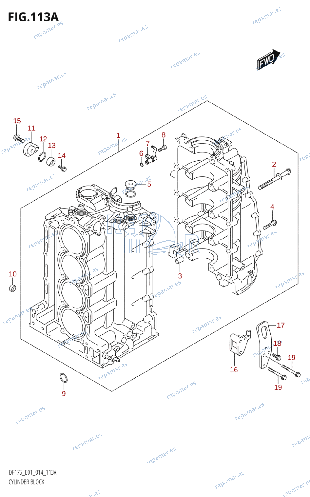 113A - CYLINDER BLOCK