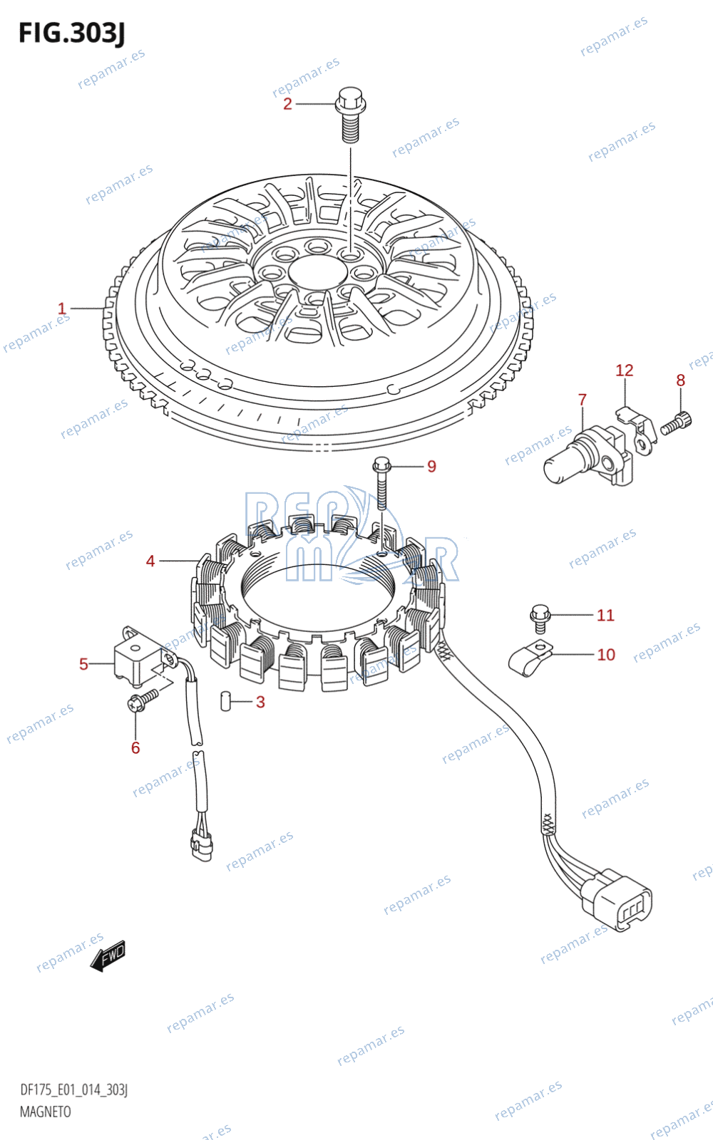 303J - MAGNETO (DF175T:E01)