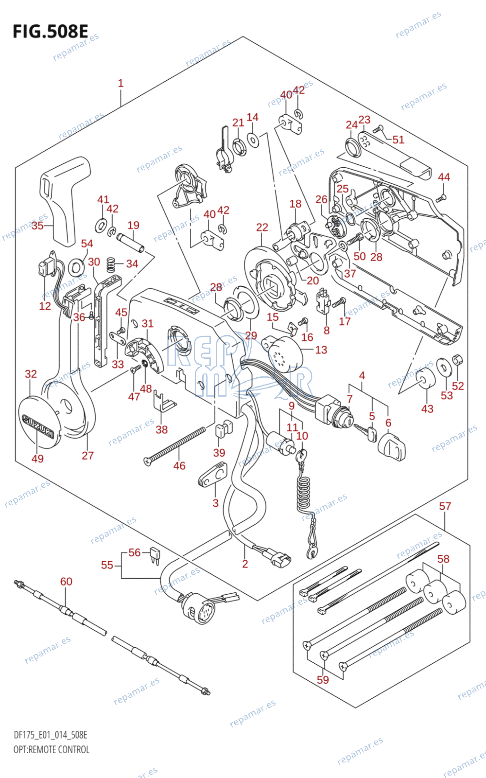 508E - OPT:REMOTE CONTROL (DF175T:E01)