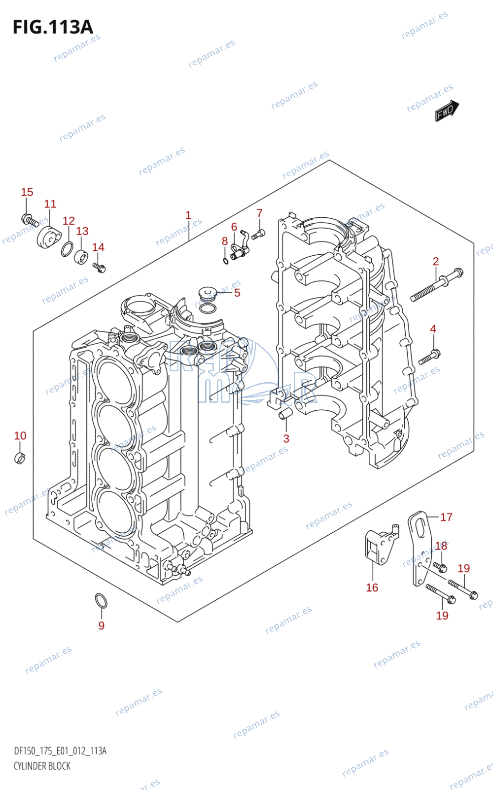 113A - CYLINDER BLOCK