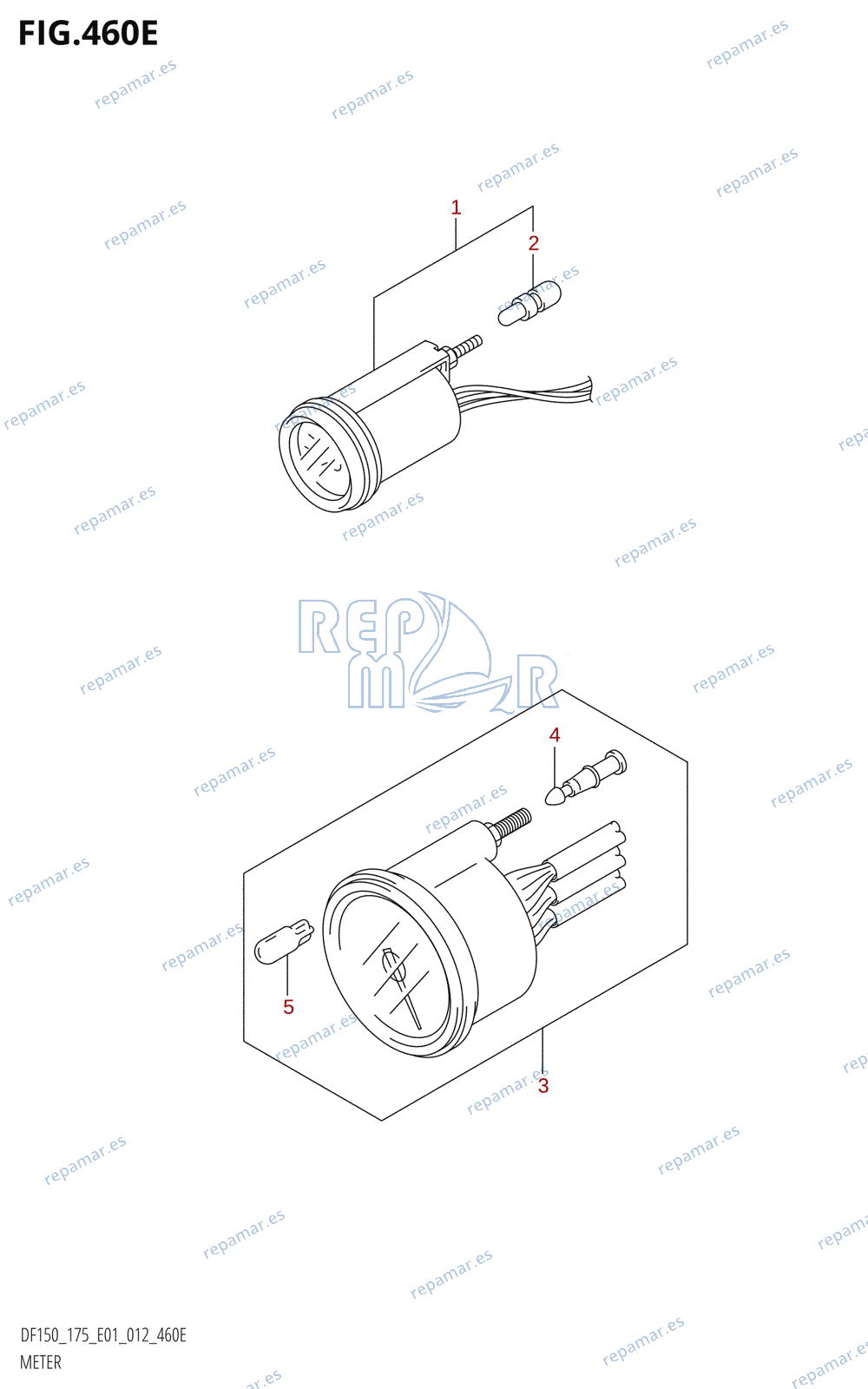 460E - METER (DF175T:E01)