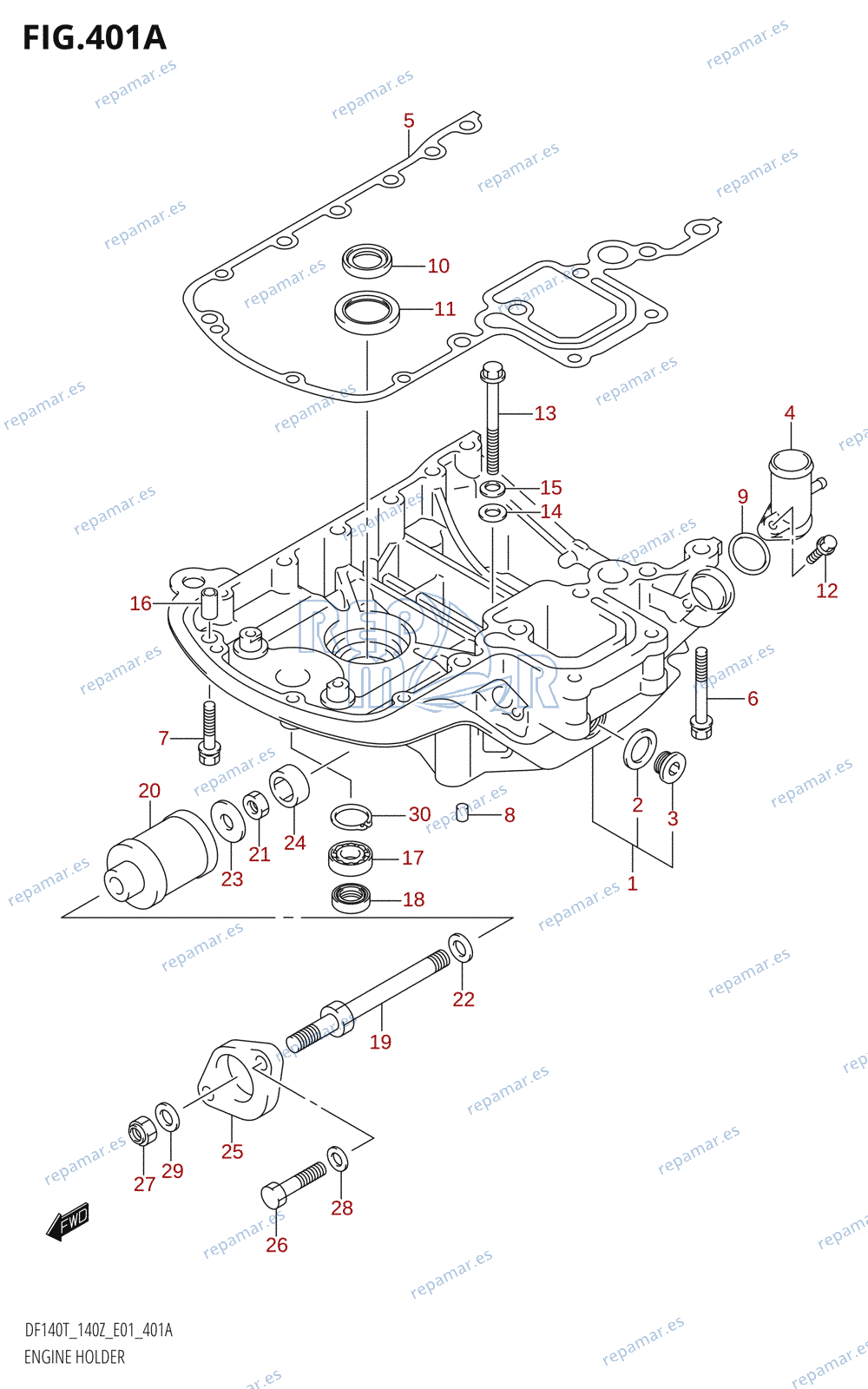 401A - ENGINE HOLDER (K2,K3,K4,K5,K6)