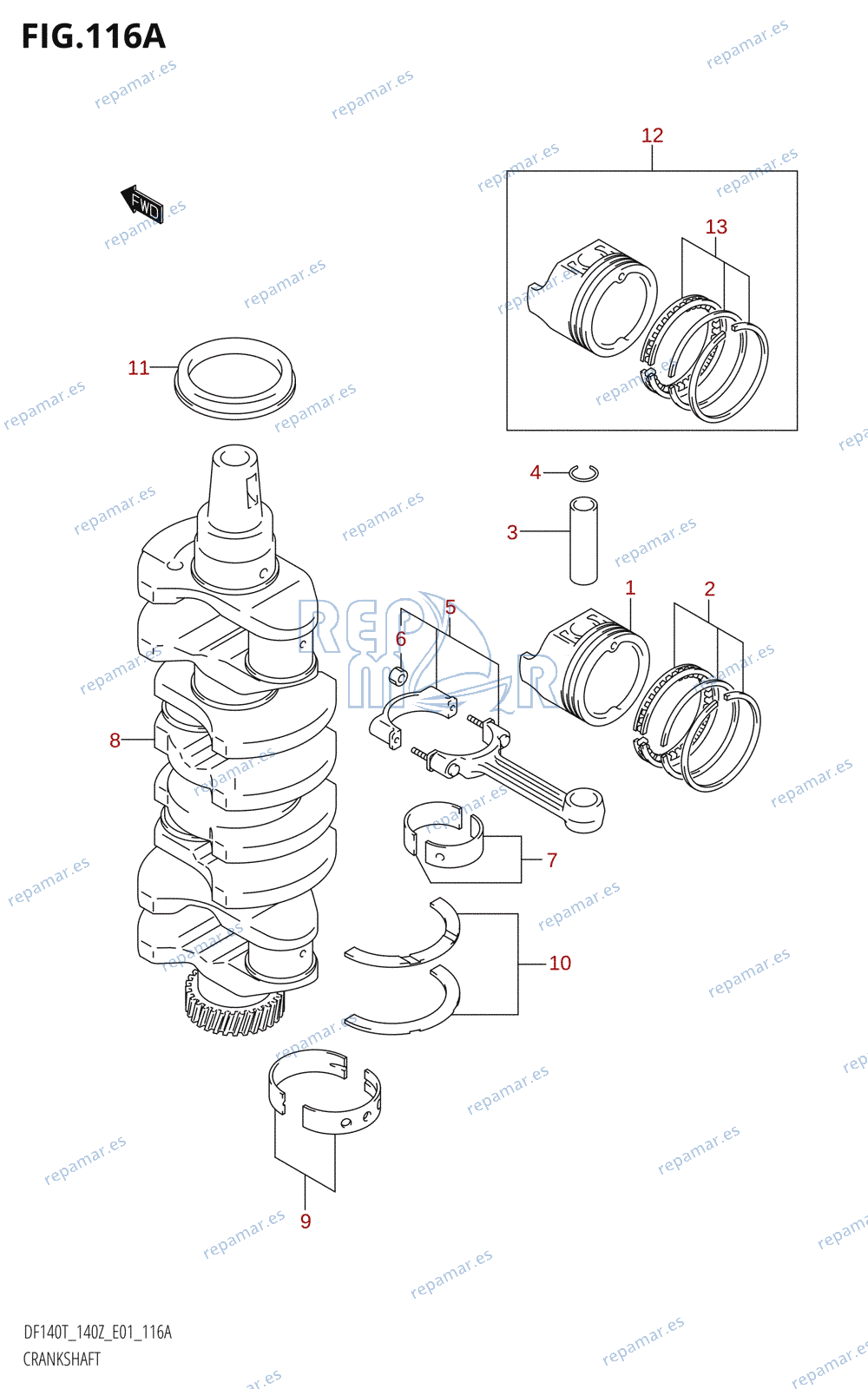 116A - CRANKSHAFT