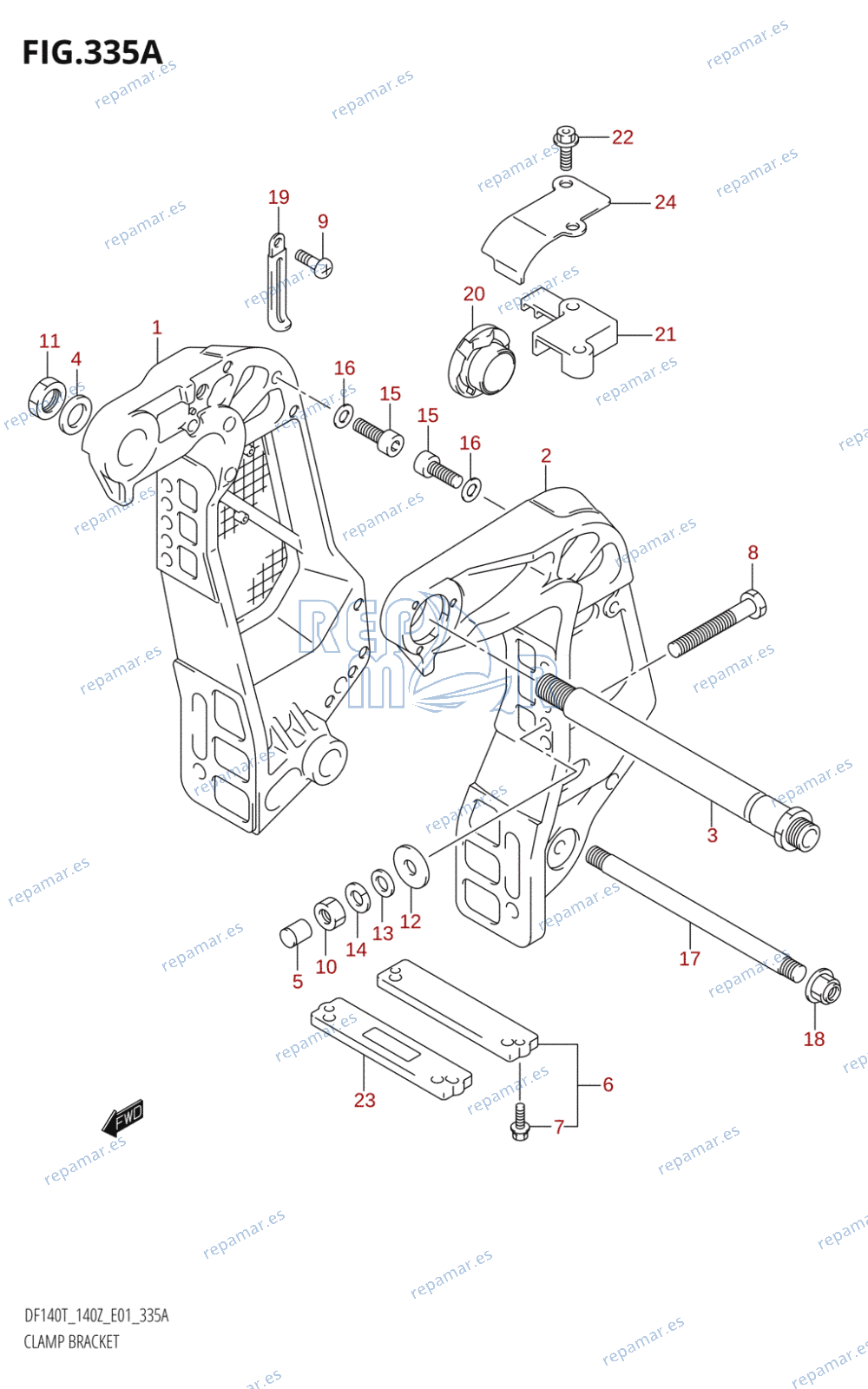 335A - CLAMP BRACKET