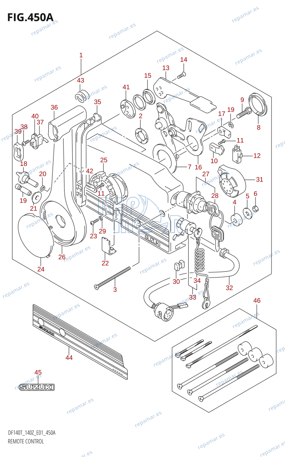 450A - REMOTE CONTROL (K2,K3)