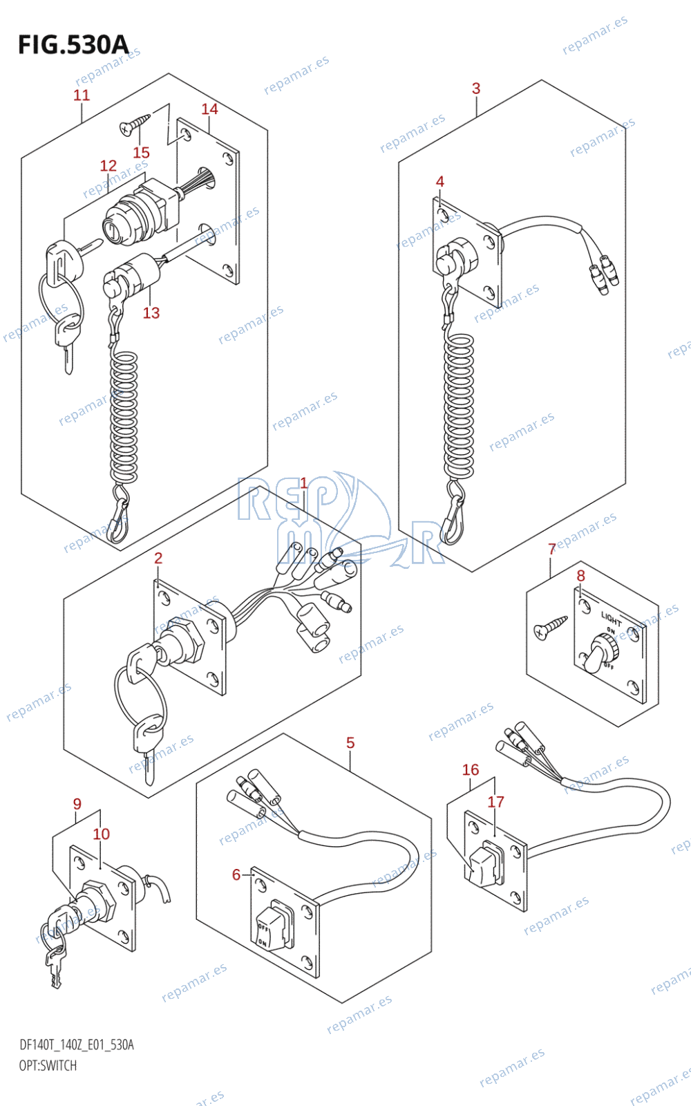 530A - OPT:SWITCH (DF140T:(K2,K3,K4),DF140WT:(K3,K4))