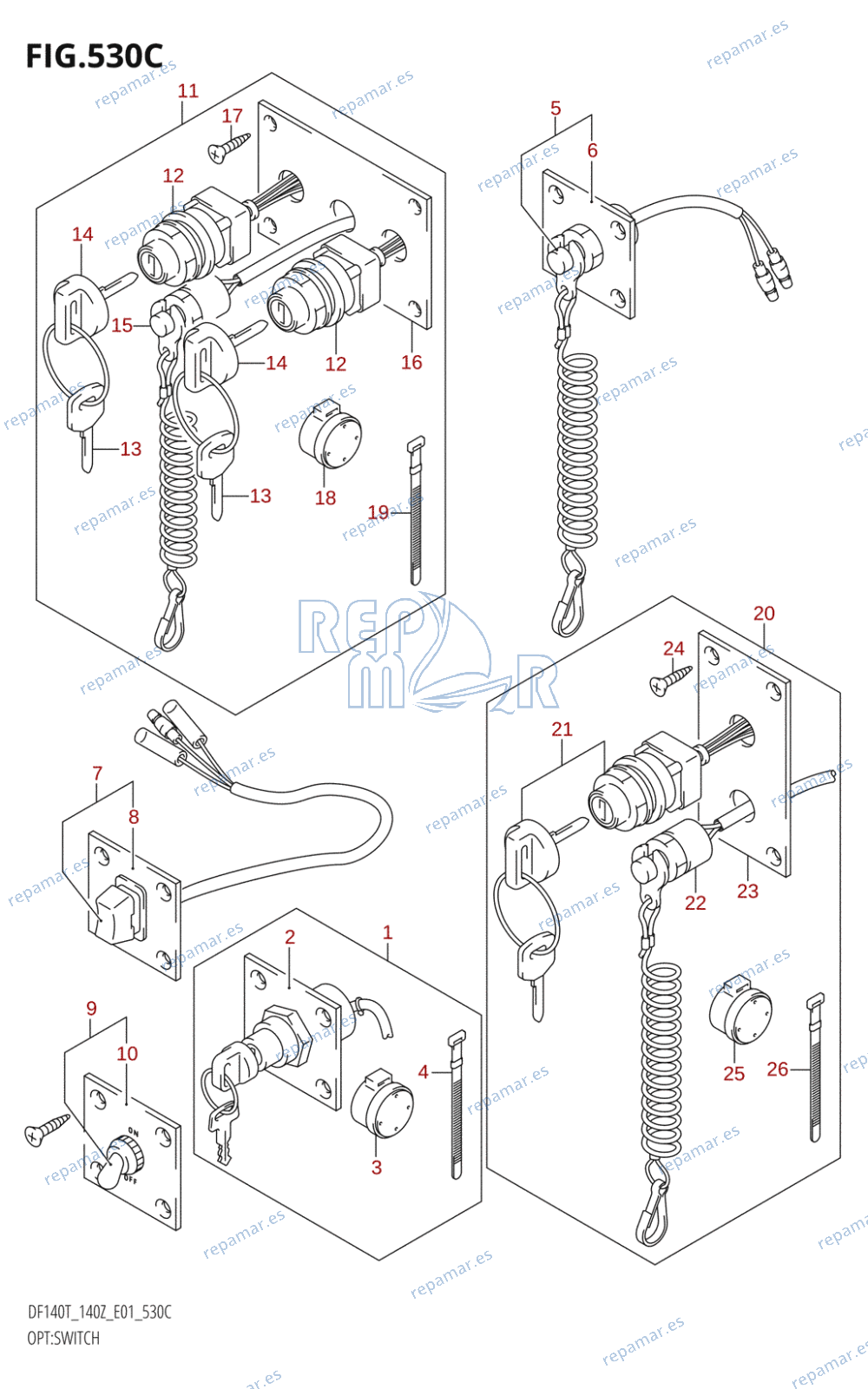 530C - OPT:SWITCH (K5,K6,K7,K8,K9,K10,011)