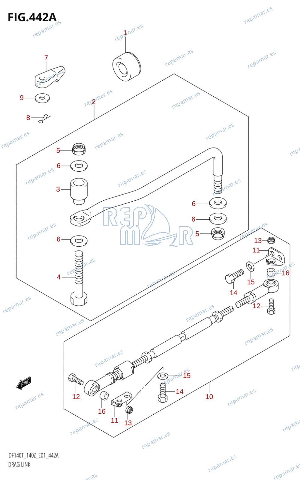 442A - DRAG LINK