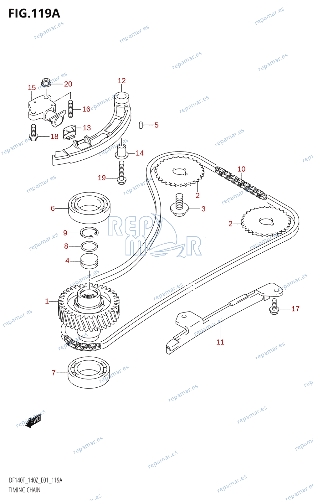 119A - TIMING CHAIN