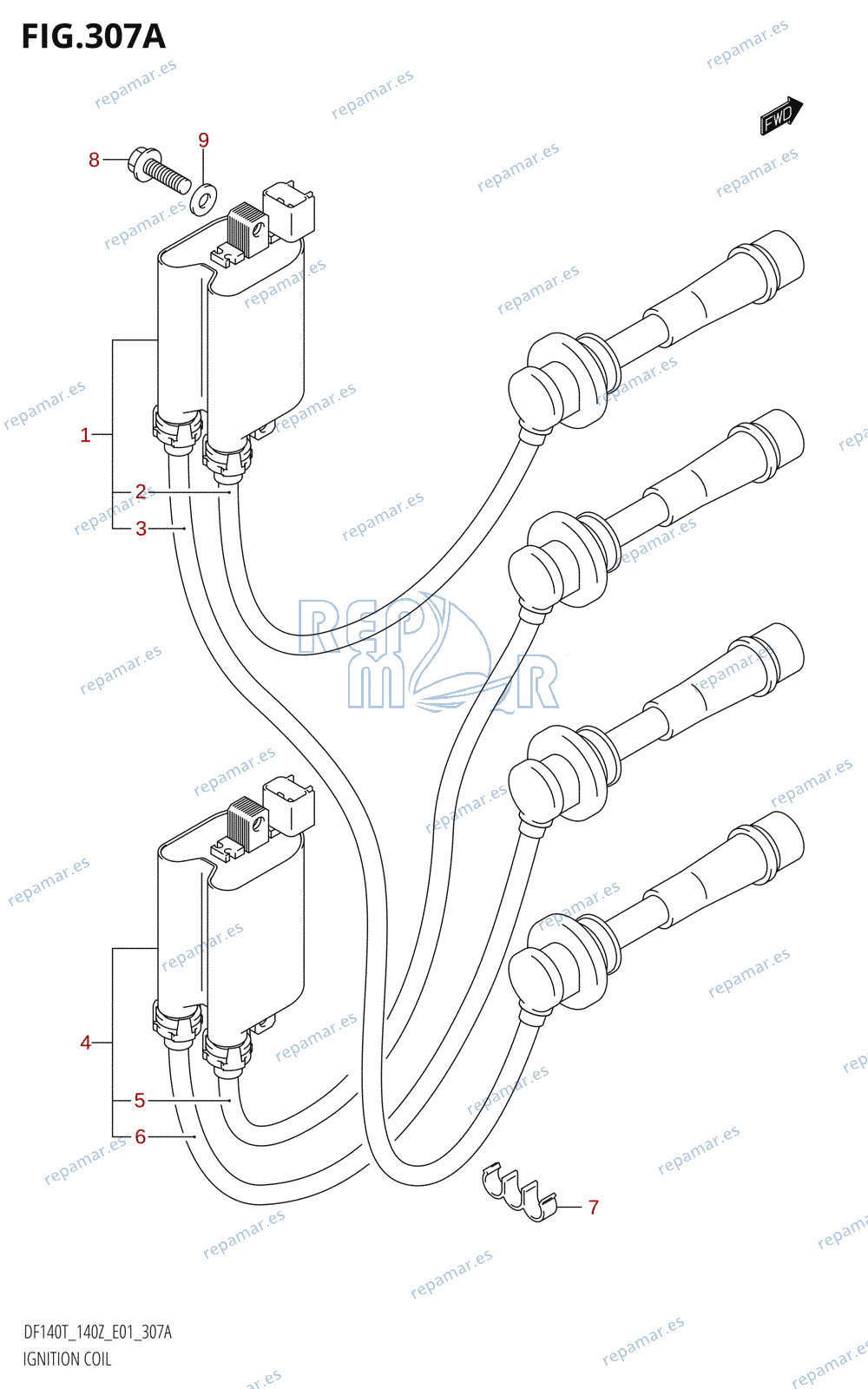 307A - IGNITION COIL