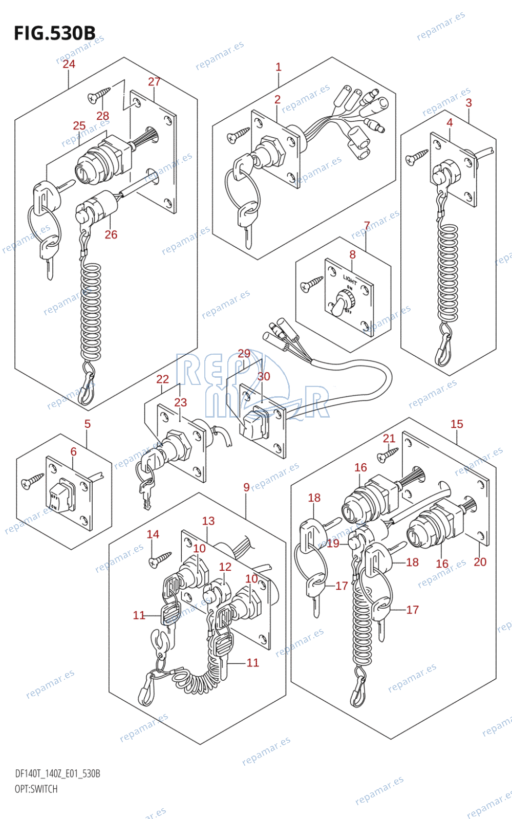 530B - OPT:SWITCH (DF140Z:(K2,K3,K4))