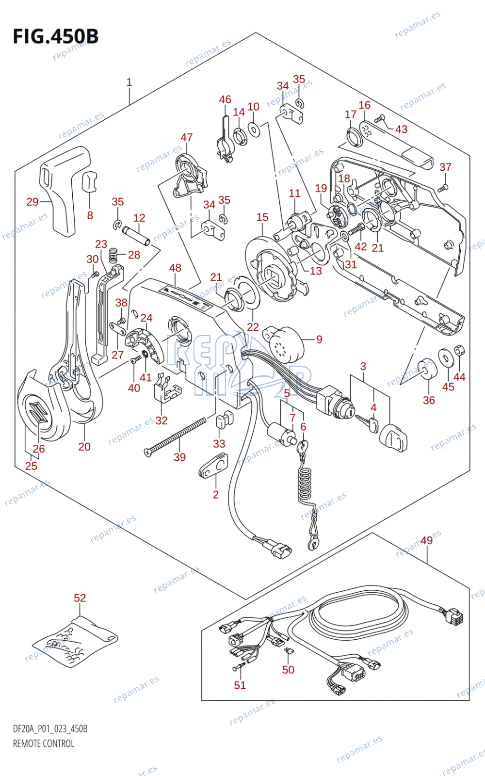 450B - CONTROL REMOTO (SEE NOTE)