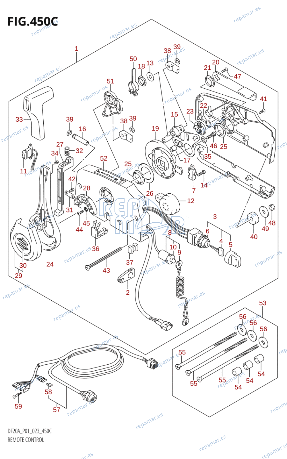 450D - CONTROL REMOTO (SEE NOTE)