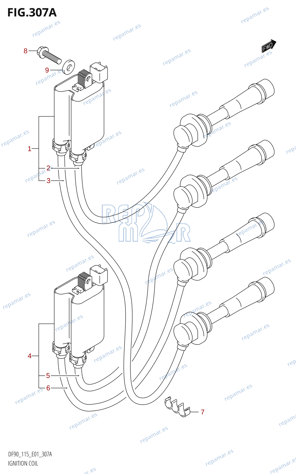 307A - IGNITION COIL