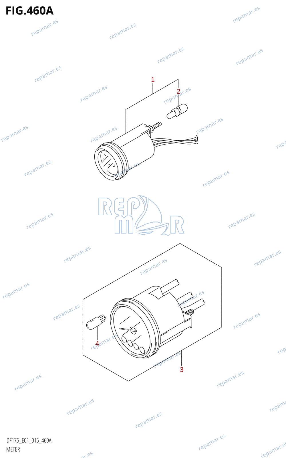 460A - METER (DF150T:E01)