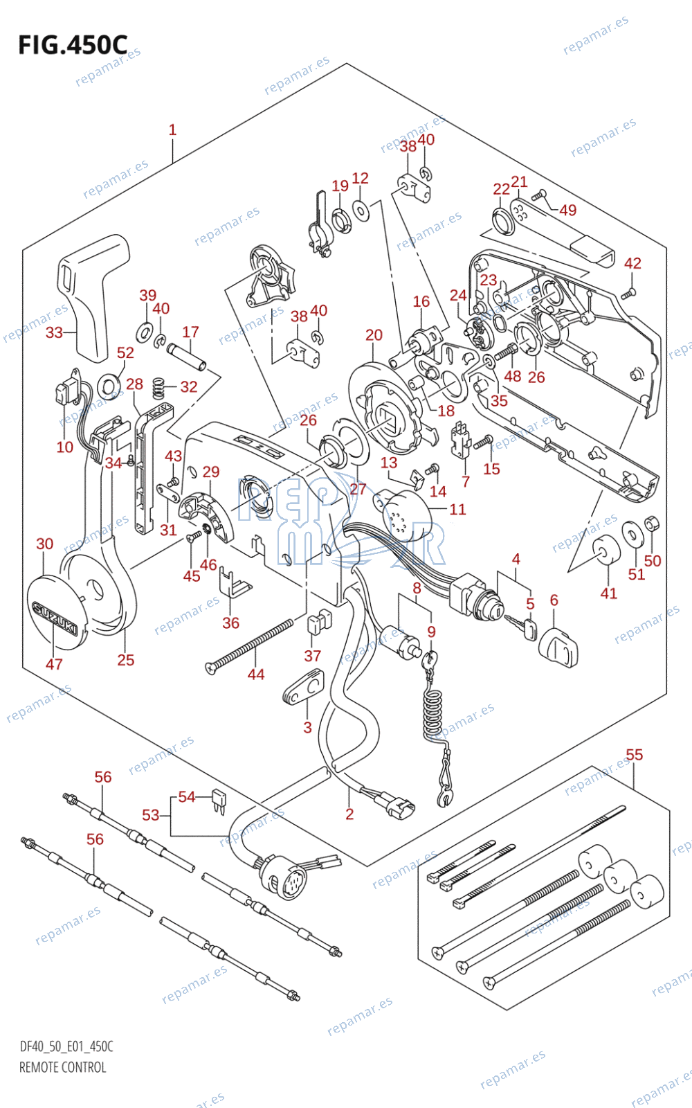 450C - REMOTE CONTROL (K5,K6,K7,K8,K9,K10)