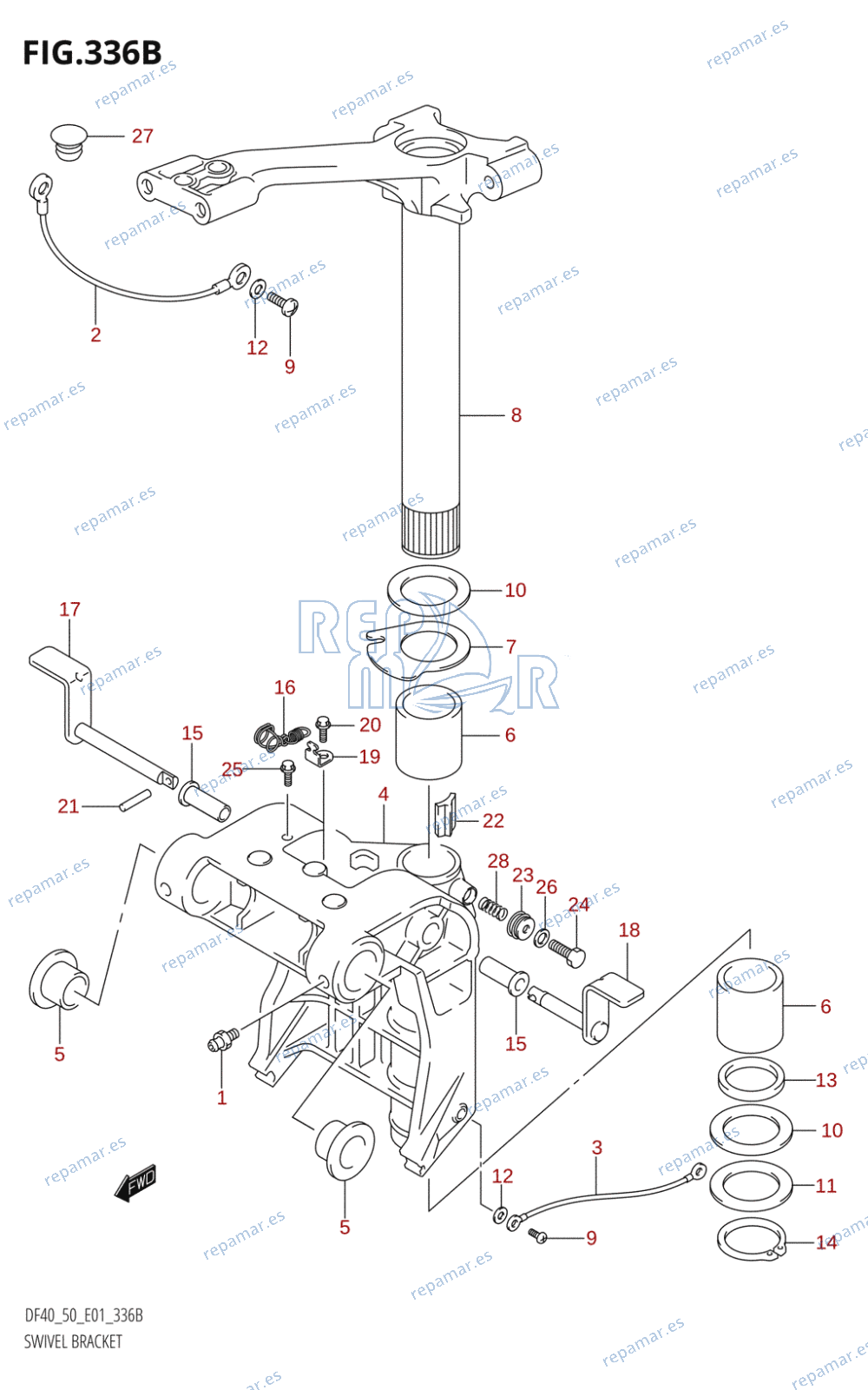 336B - SWIVEL BRACKET (K1,K2,K3,K4,K5,K6,K7,K8,K9,K10)