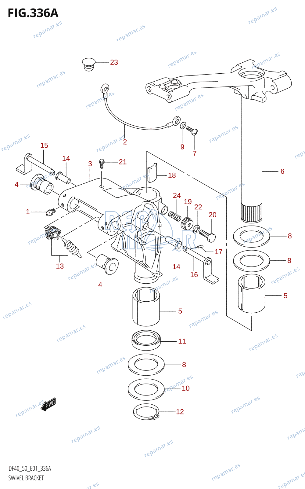 336A - SWIVEL BRACKET (X,Y)