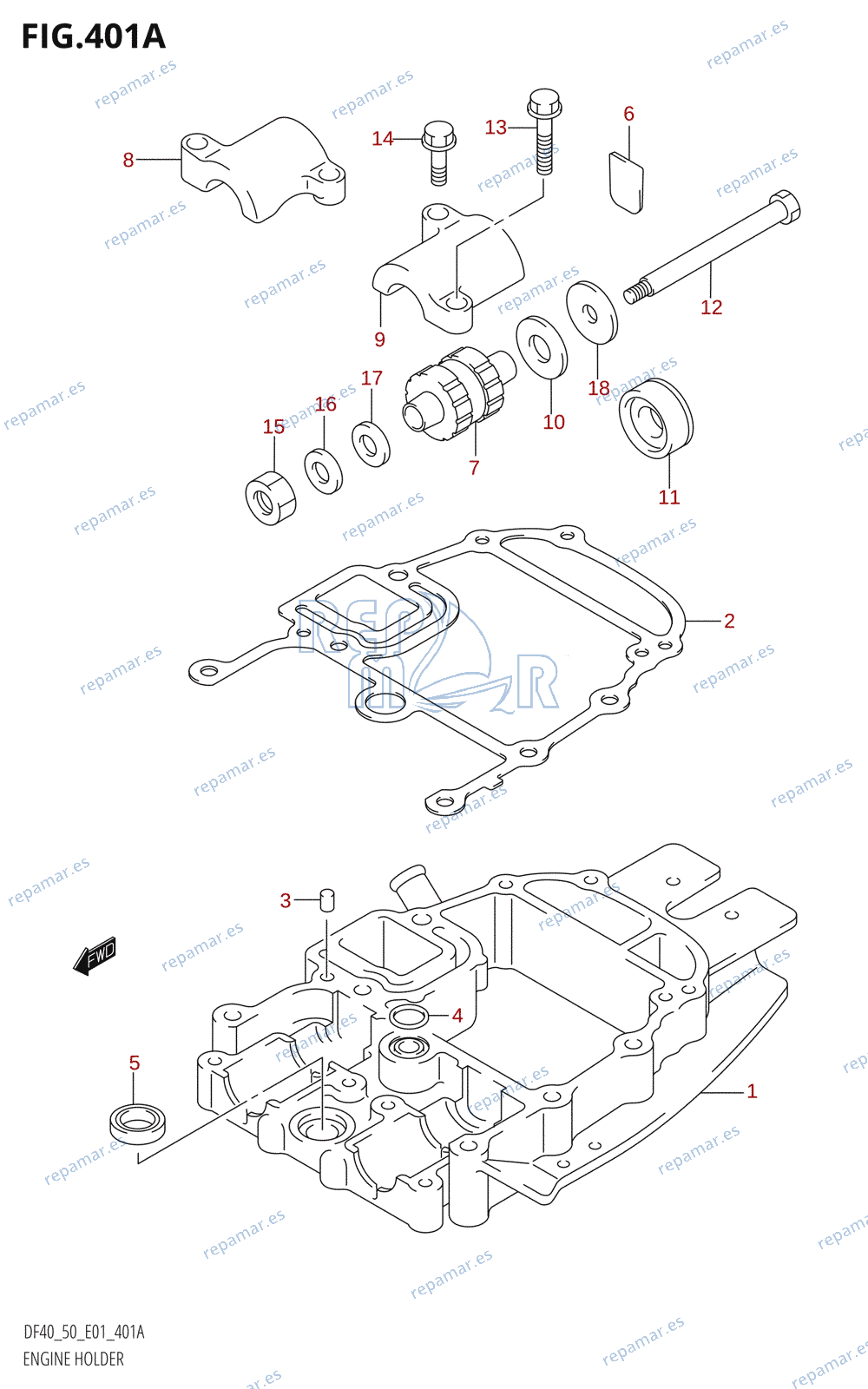 401A - ENGINE HOLDER