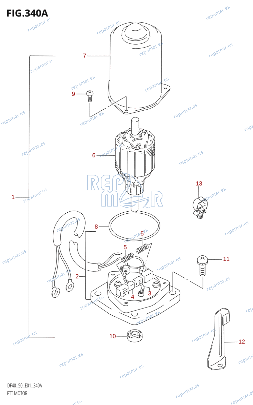 340A - PTT MOTOR ((DF40T,DF50T):(X,Y))