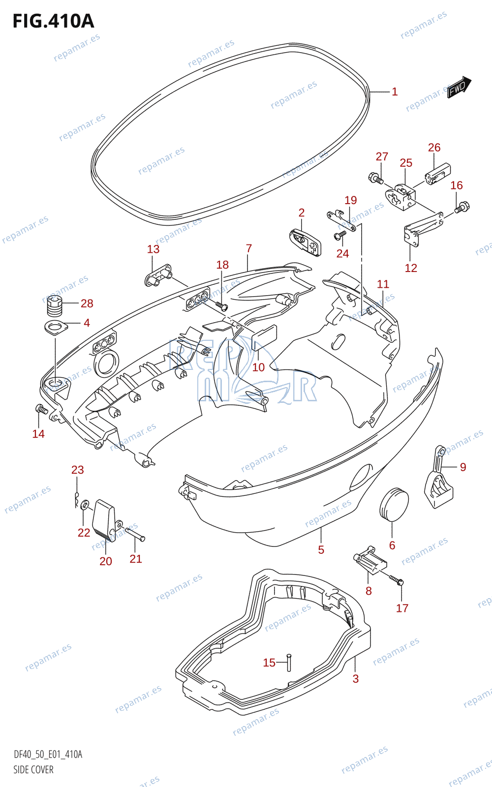 410A - SIDE COVER