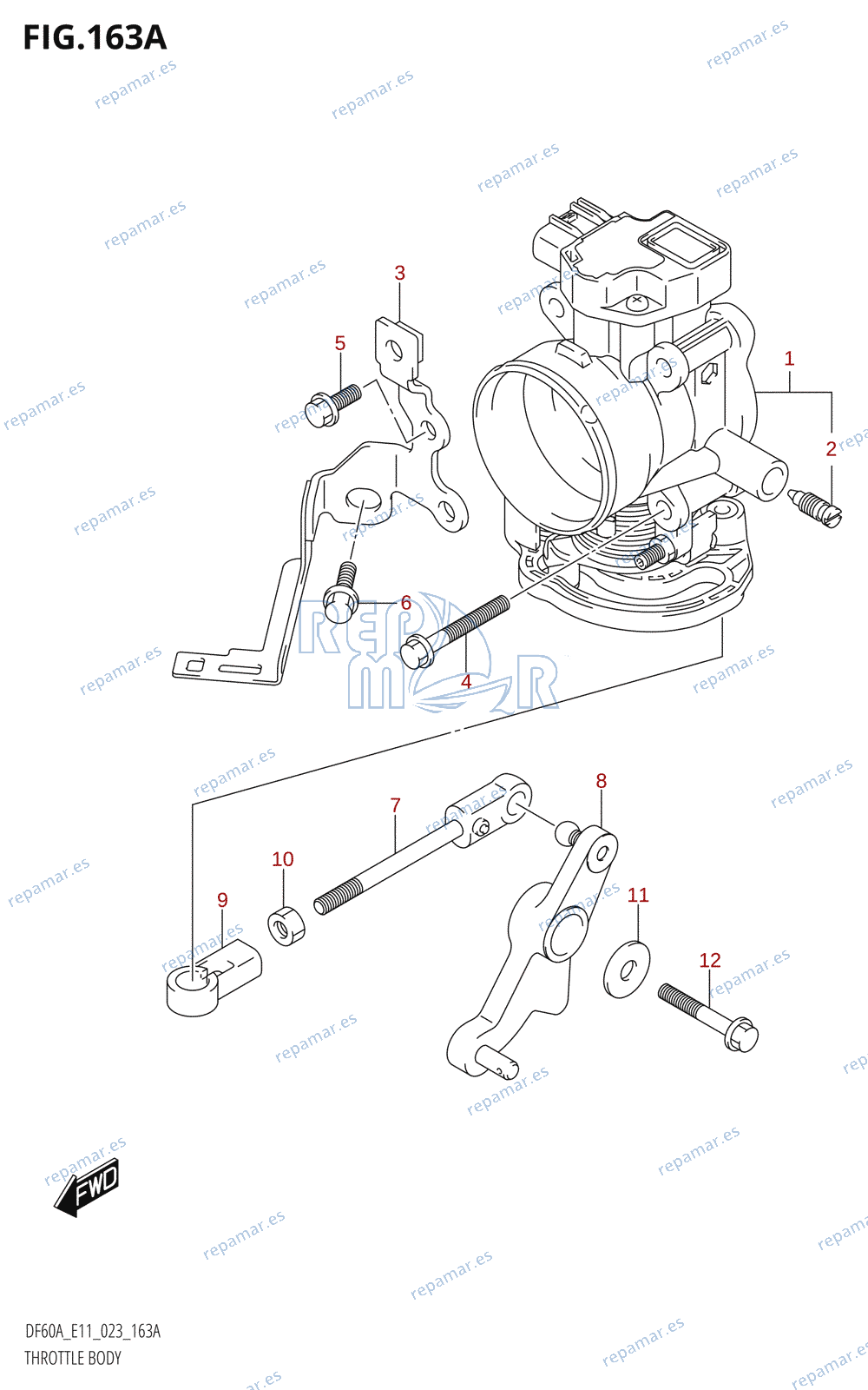 163A - THROTTLE BODY (DF50A,DF50AVT)
