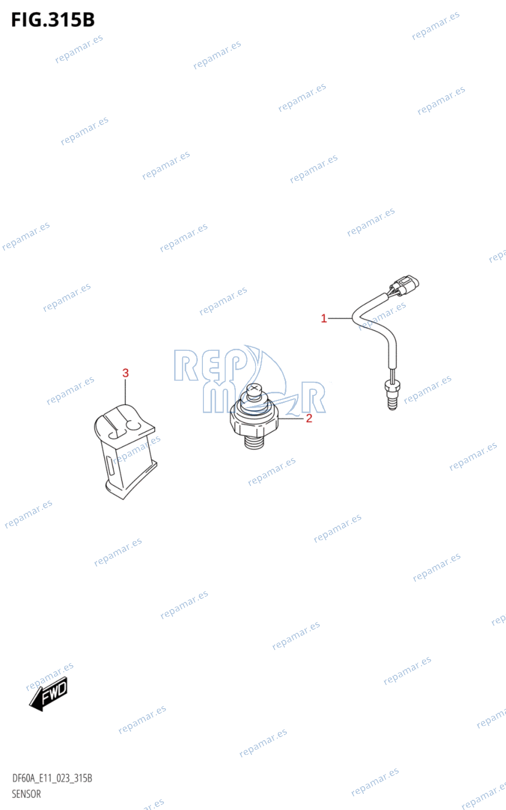 315B - SENSOR (DF40AQH,DF60AQH)