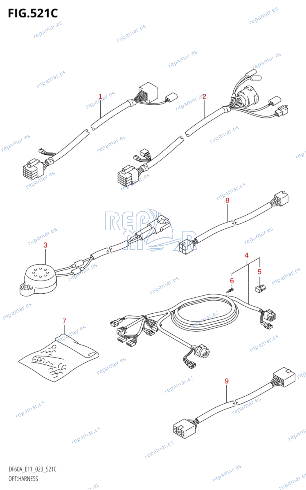 521C - OPT:HARNESS (023)