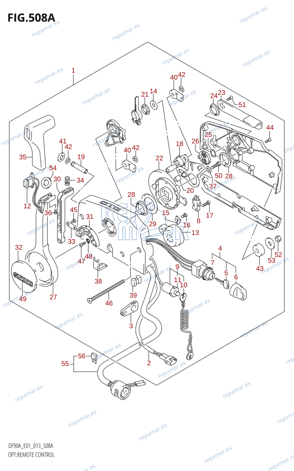 508A - OPT:REMOTE CONTROL (DF70A:E01)