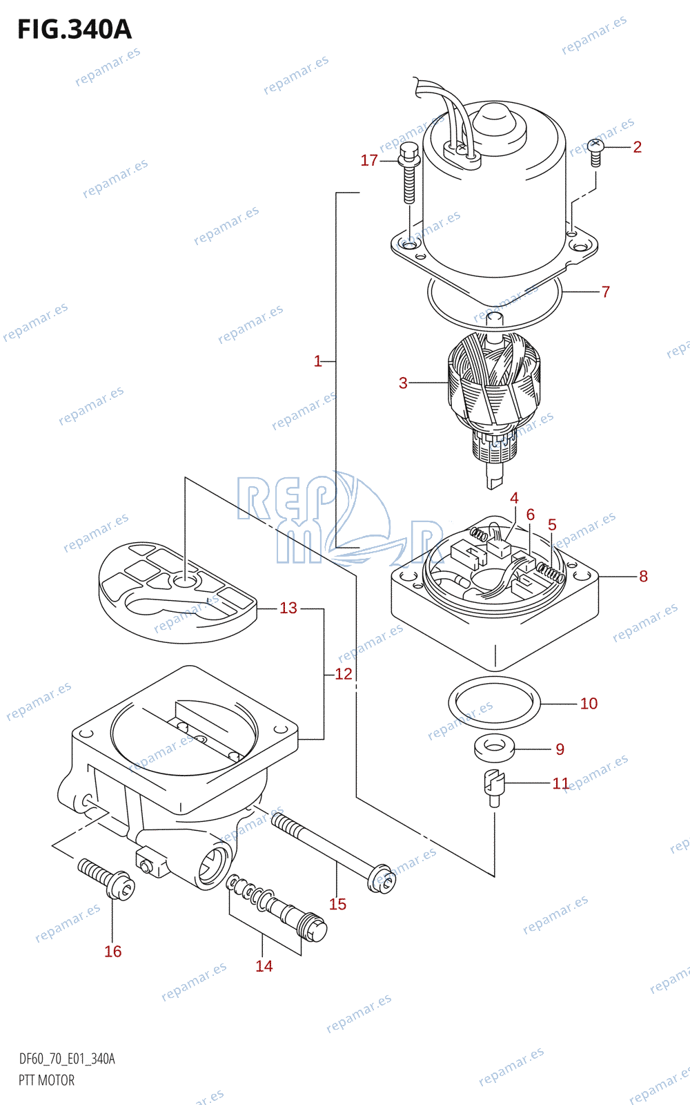 340A - PTT MOTOR (W,X,Y)