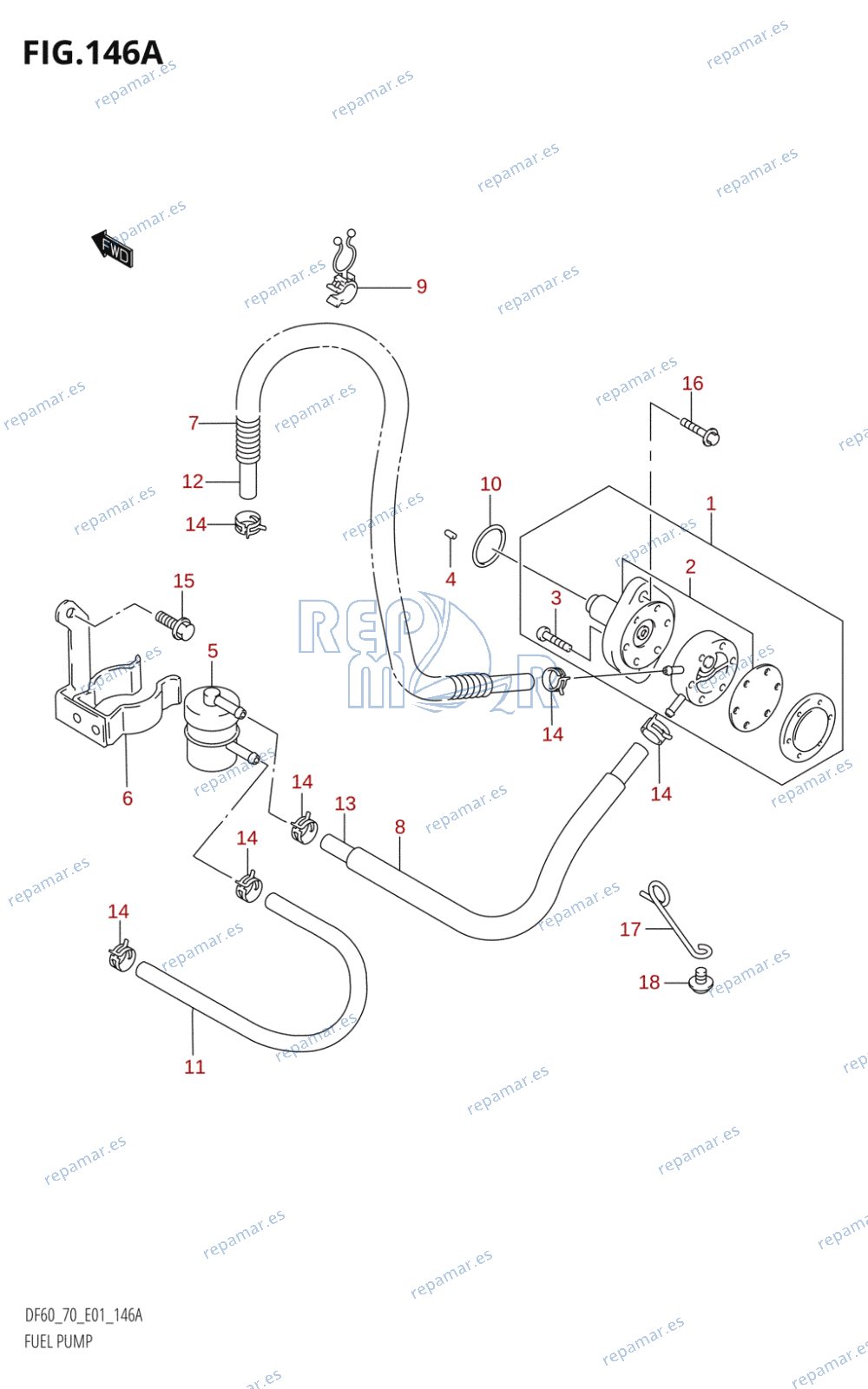 146A - FUEL PUMP (W,X,Y,K1,K2,K3,K4,K5,K6)