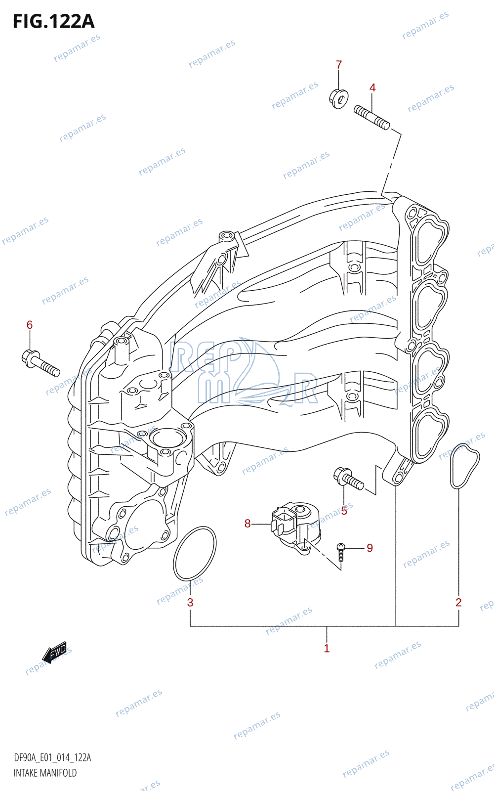 122A - INTAKE MANIFOLD