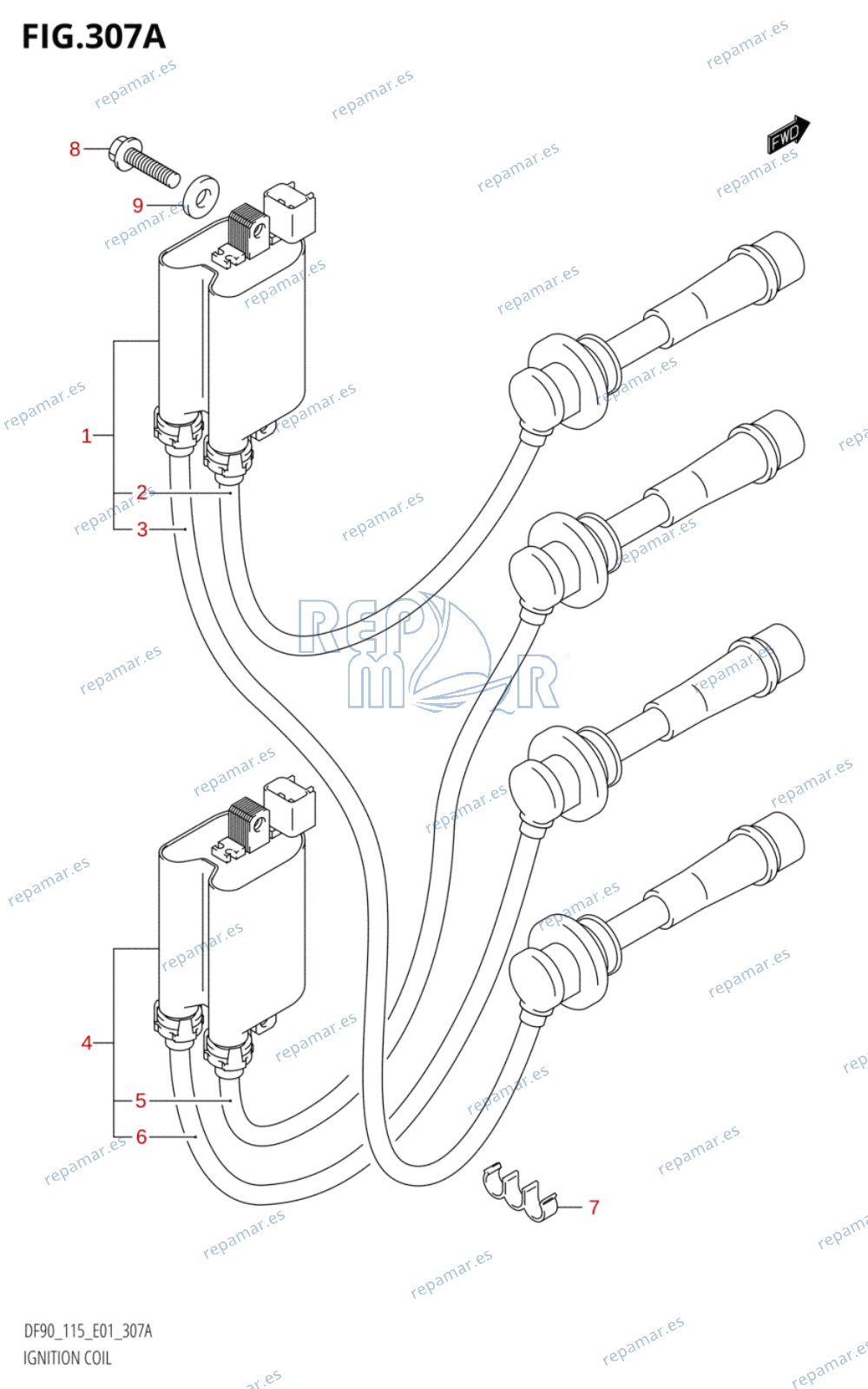 307A - IGNITION COIL