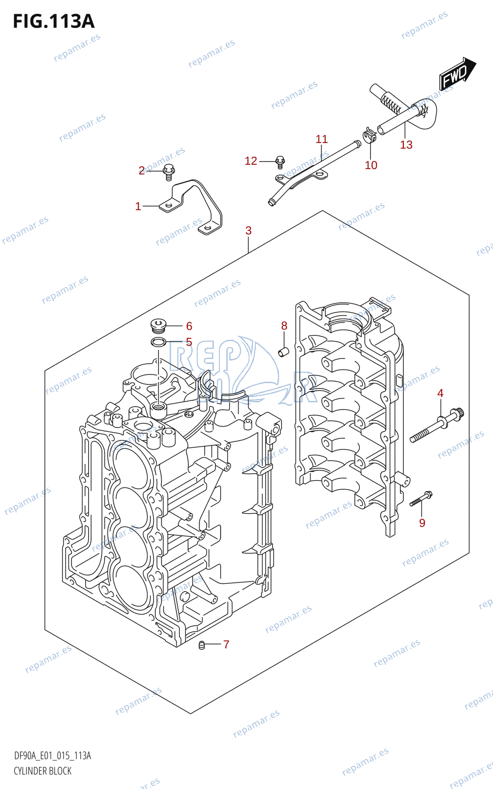 113A - CYLINDER BLOCK