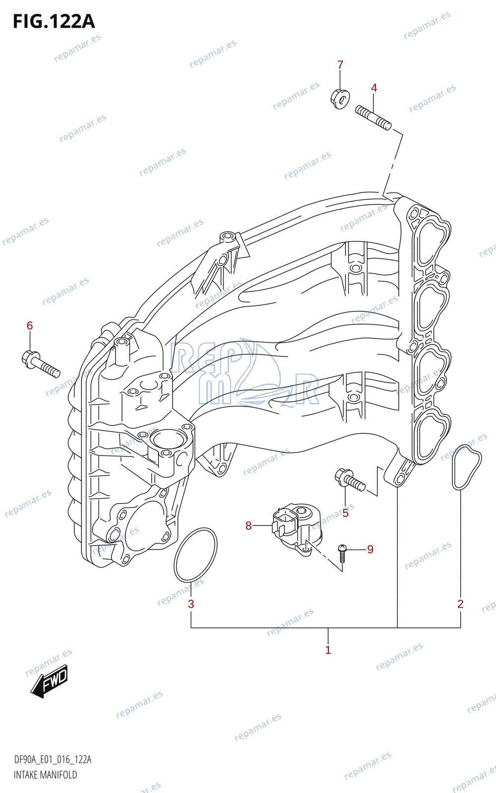 122A - INTAKE MANIFOLD