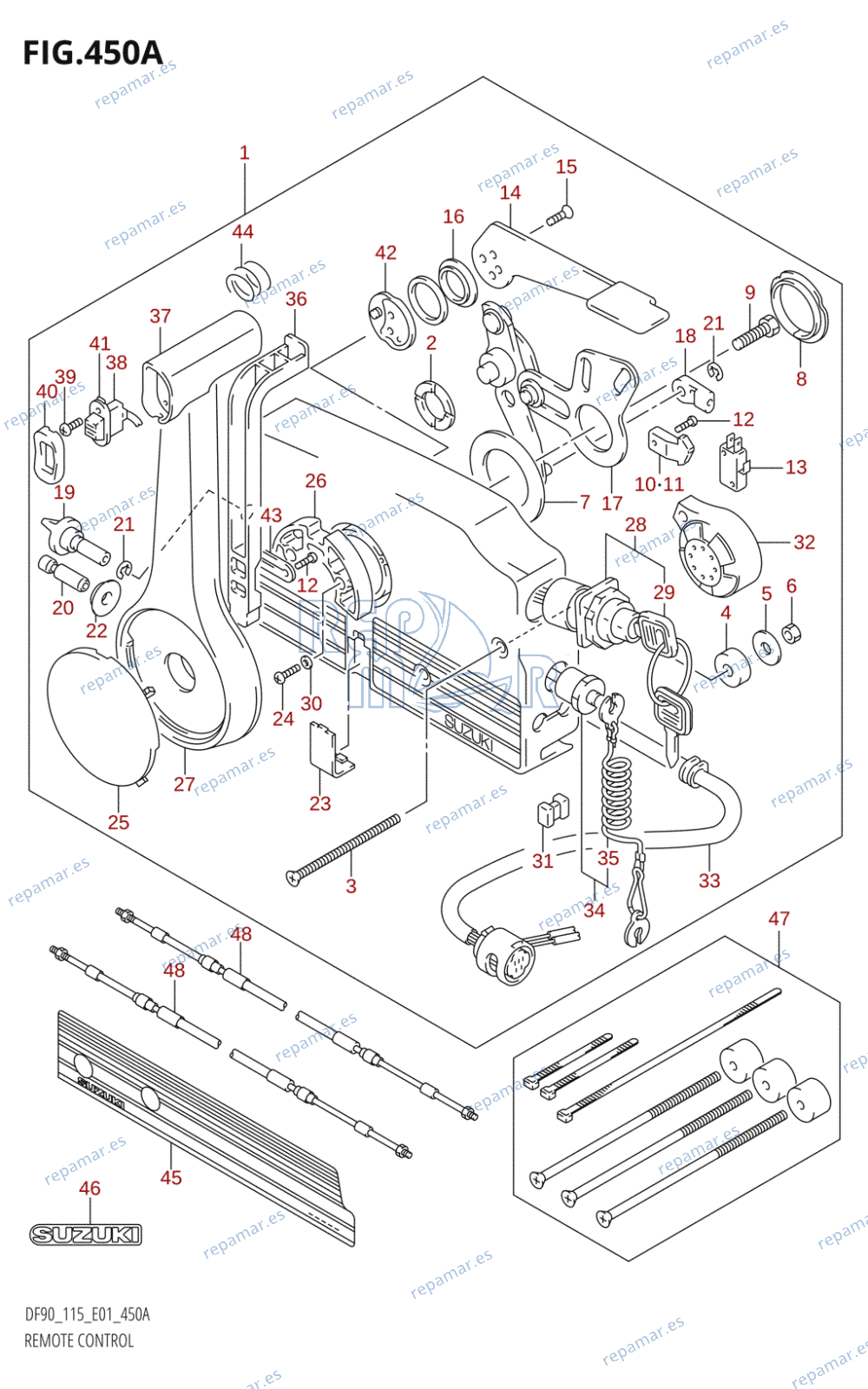 450A - REMOTE CONTROL (K1,K2,K3)