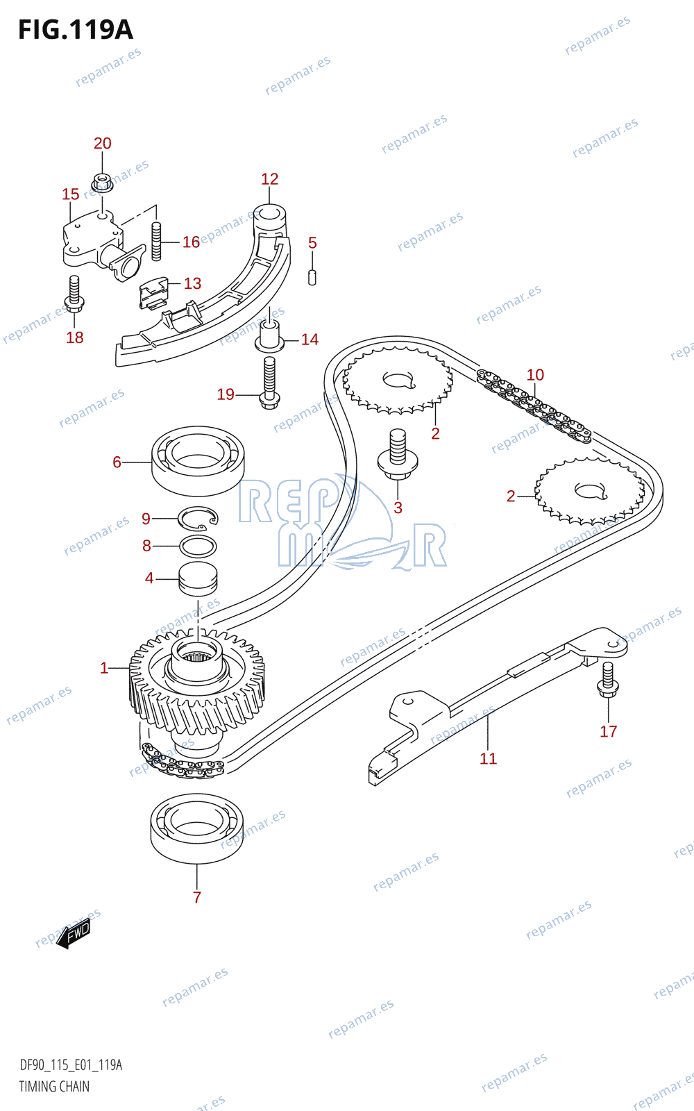 119A - TIMING CHAIN