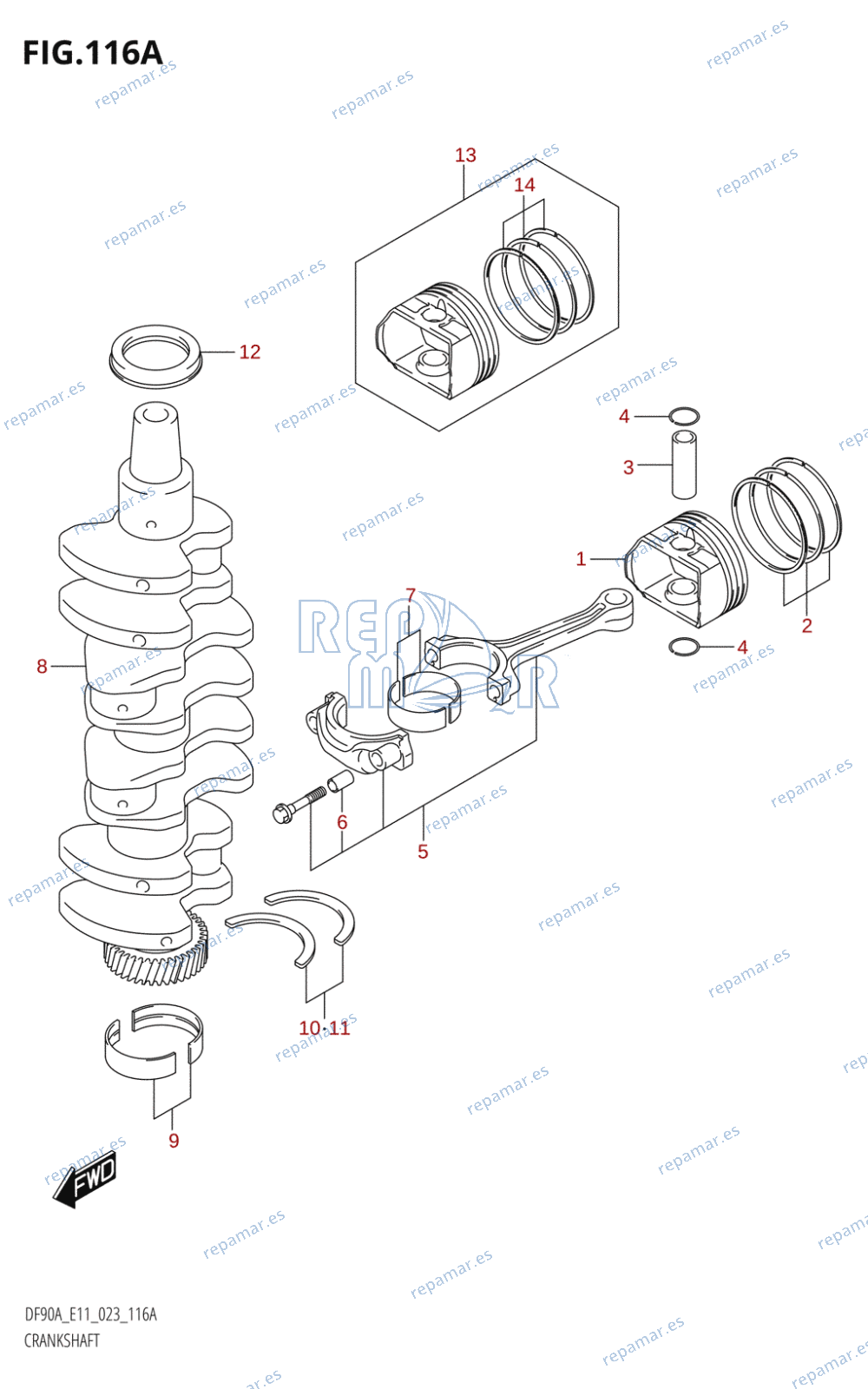 116A - CRANKSHAFT