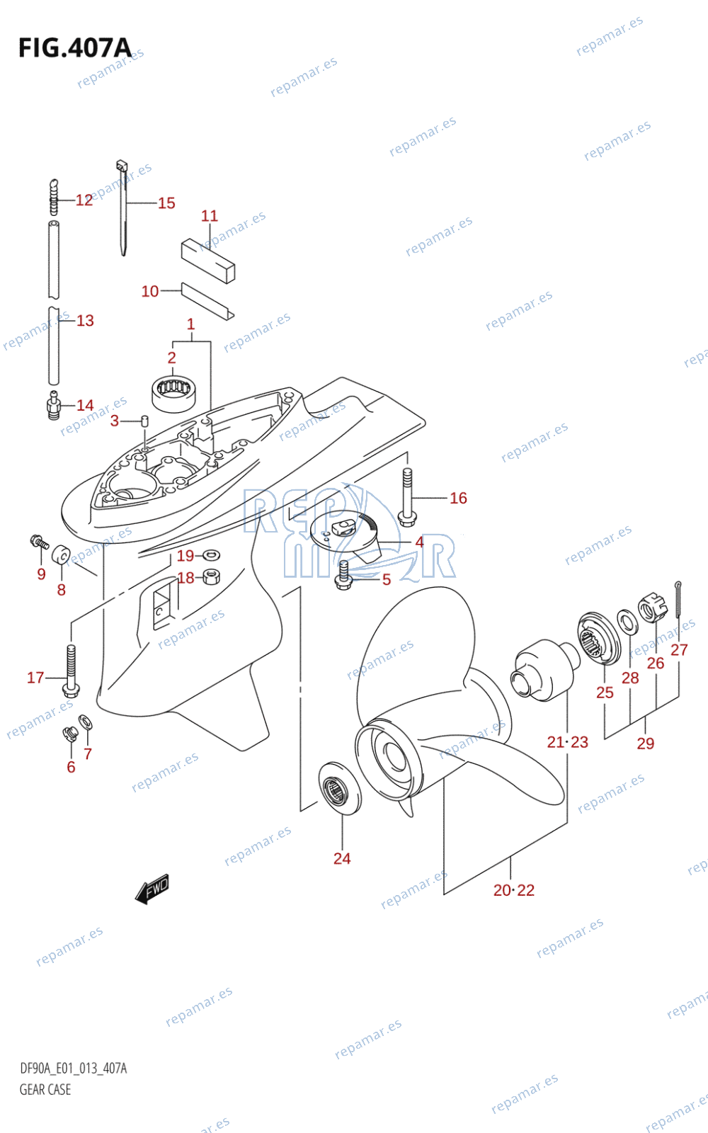 407A - GEAR CASE