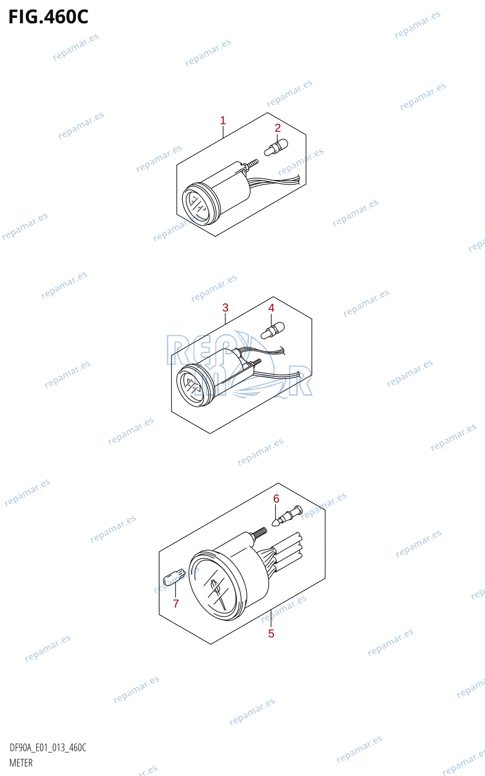 460C - METER (DF80A:E01)