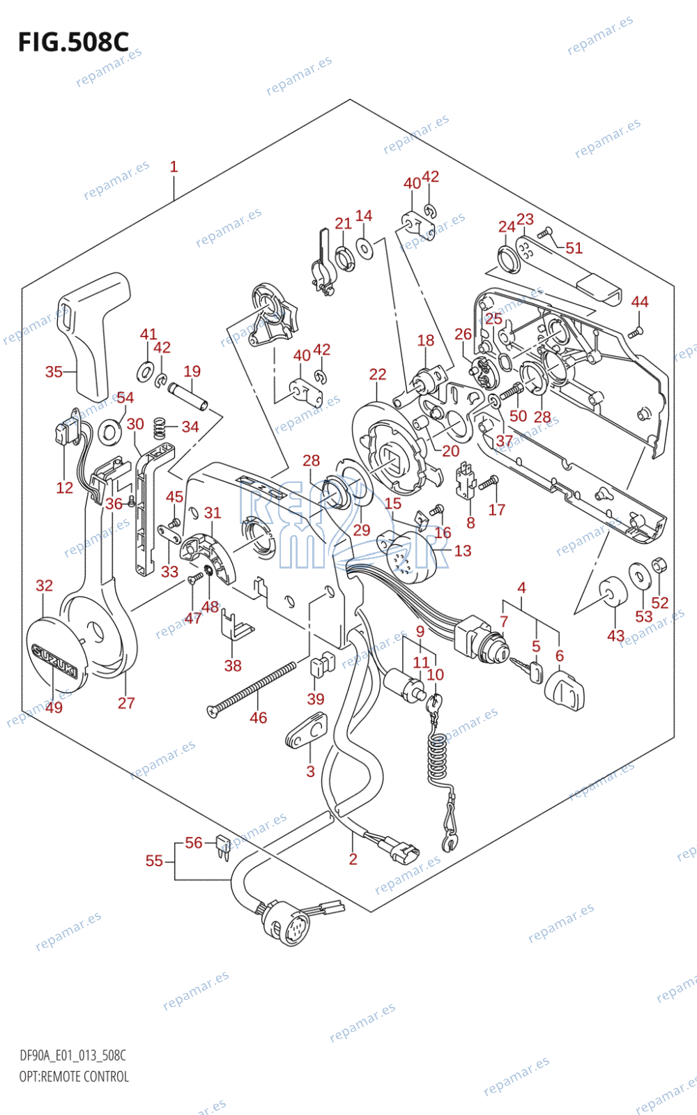 508C - OPT:REMOTE CONTROL (DF80A:E01)