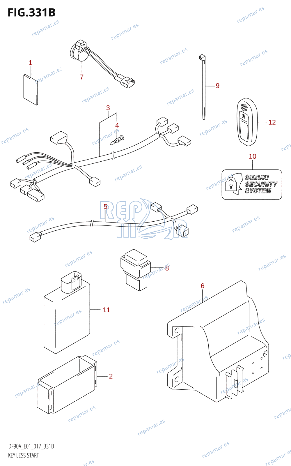 331B - KEY LESS START (DF80A:E01)