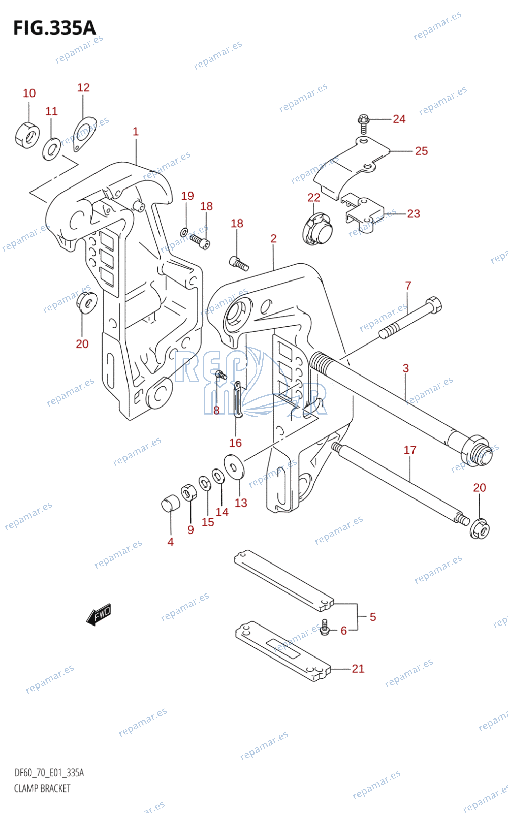 335A - CLAMP BRACKET