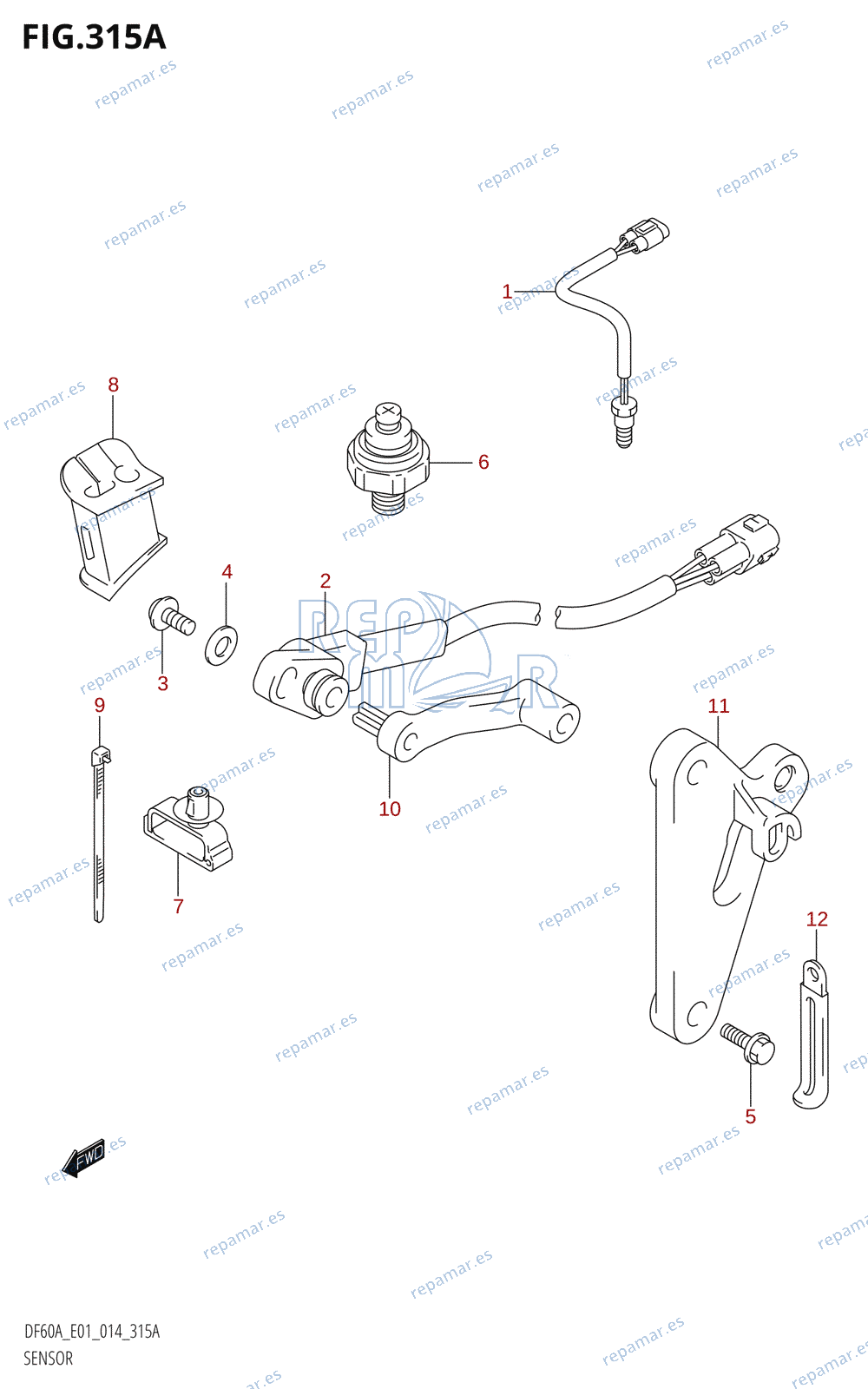 315A - SENSOR (DF40A:E01)