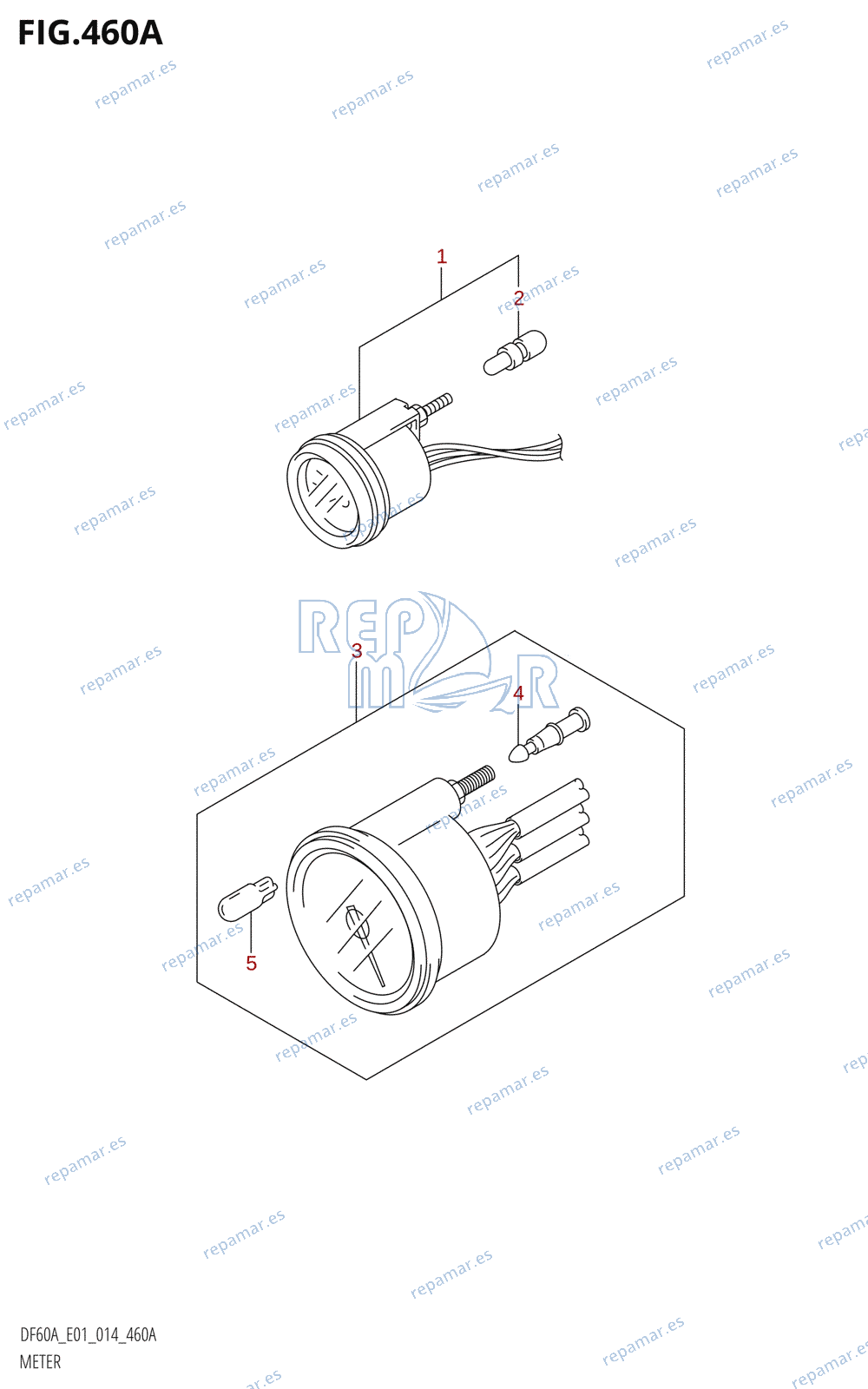 460A - METER (DF40A:E01)