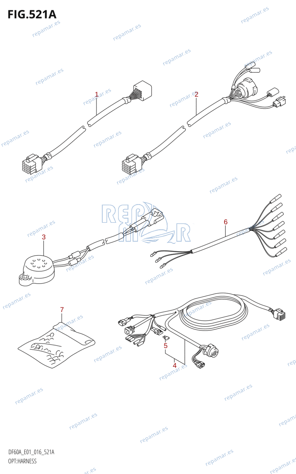 521A - OPT:HARNESS (DF40A:E01)