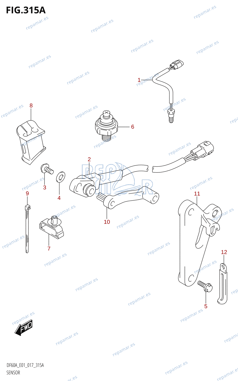 315A - SENSOR (DF40A:E01)