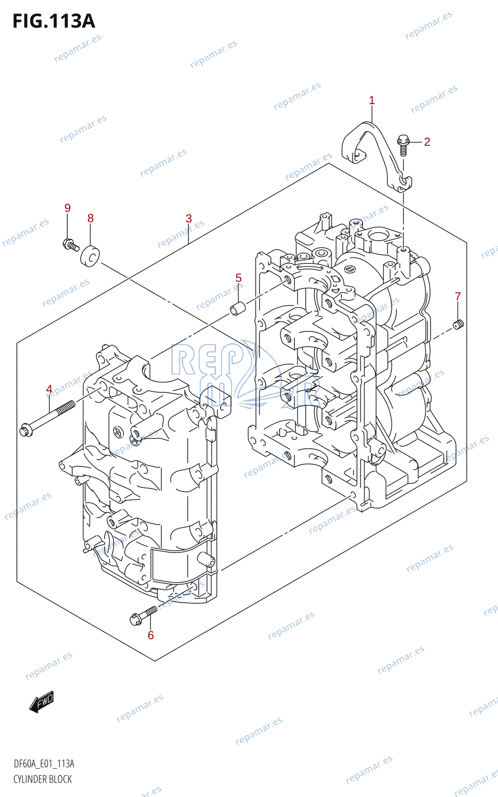 113A - CYLINDER BLOCK