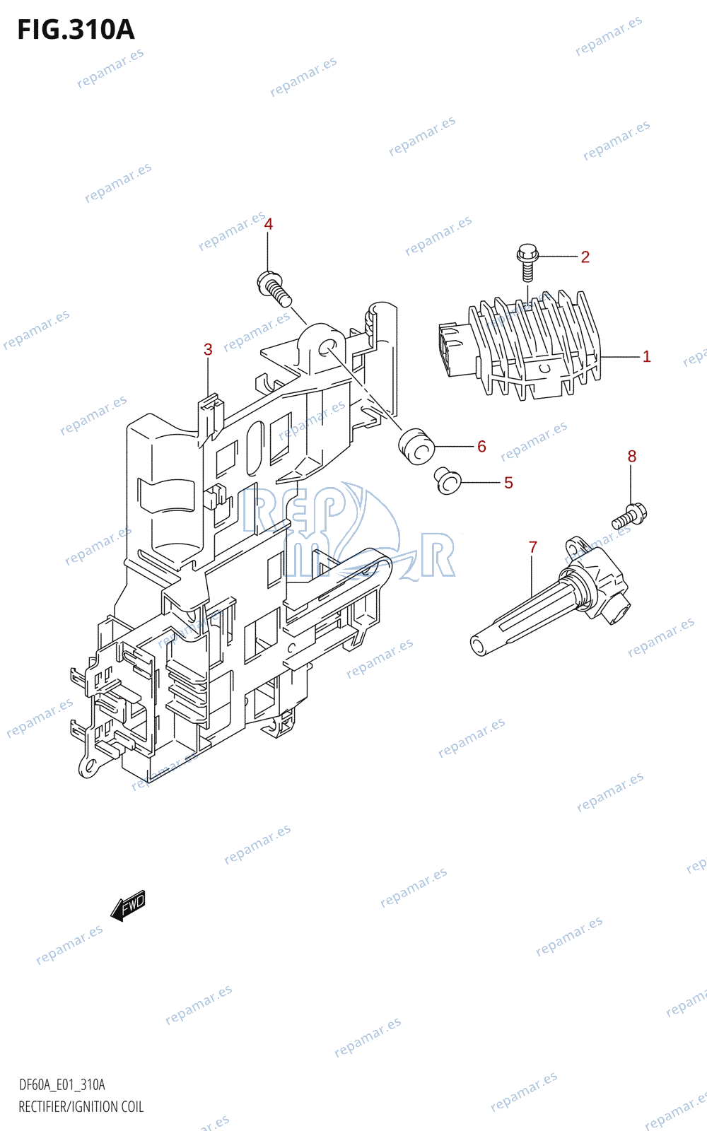 310A - RECTIFIER /​ IGNITION COIL